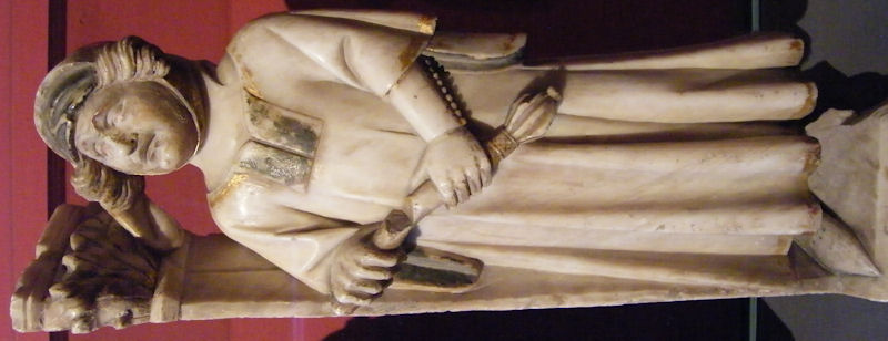 Germany Berlin - Bode Museum Jaume Cascalls 1378 mourning Courtiers Abbey Poblet Spain